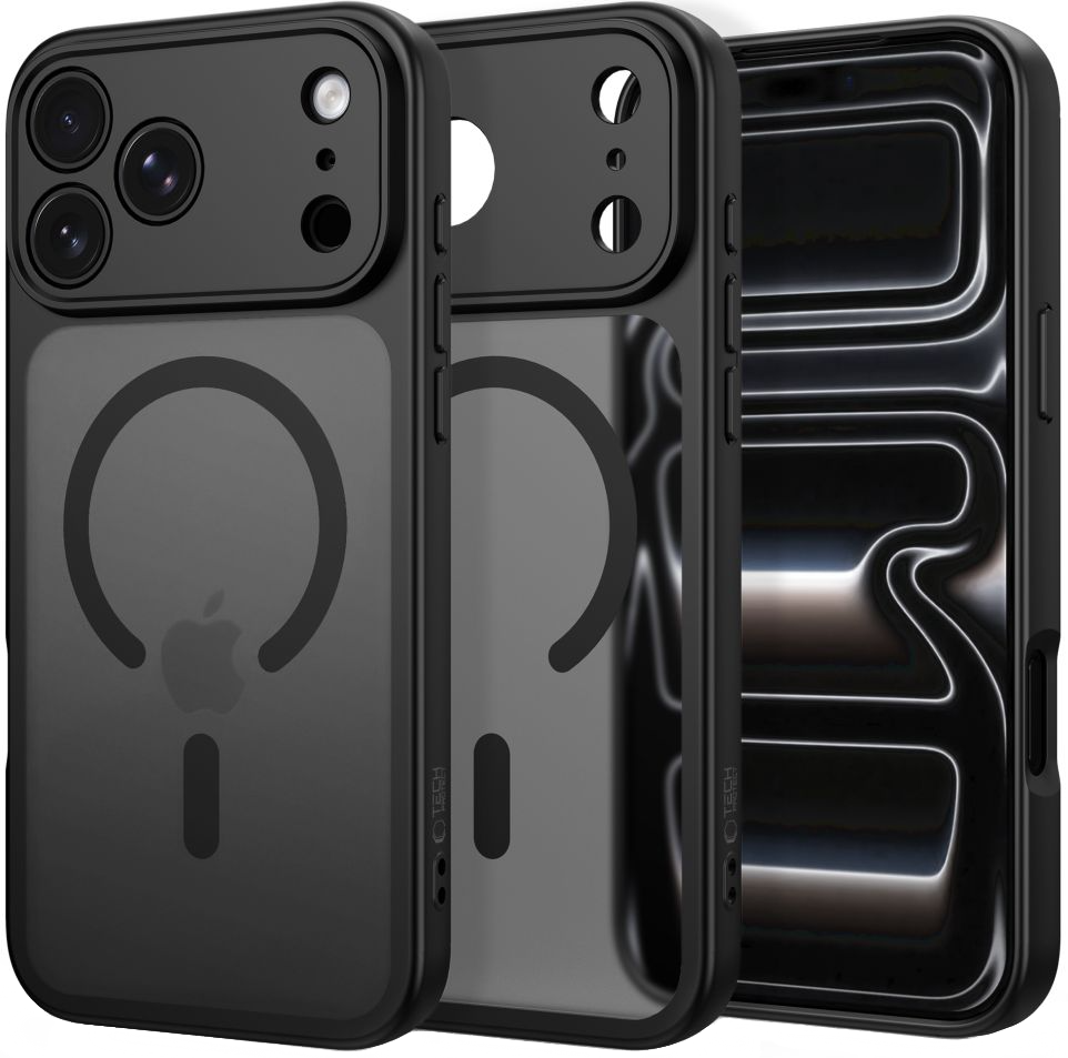 Etui MagSafe do Apple iPhone 18 Pro / 17 Pro, Tech-Protect, BasicMag, Czarny Matowy