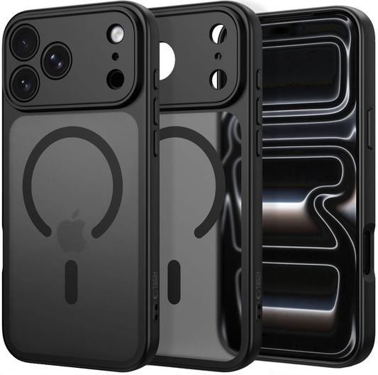 Etui MagSafe do Apple iPhone 18 Pro / 17 Pro, Tech-Protect, BasicMag, Czarny Matowy