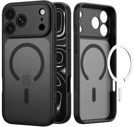 Etui MagSafe do Apple iPhone 18 Pro Max / 17 Pro Max, Tech-Protect, BasicMag, Czarny Matowy