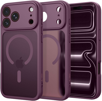 Etui MagSafe do Apple iPhone 18 Pro Max / 17 Pro Max, Tech-Protect, BasicMag, Bordowy Matowy