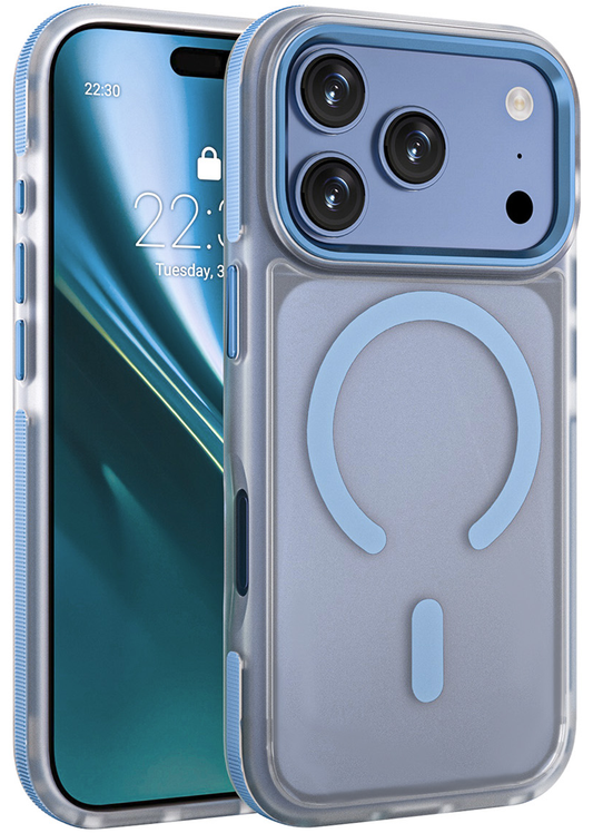 Etui MagSafe dla Apple iPhone 18 Pro Max / 17 Pro Max, Etteri, Icy Mag, Bleu
