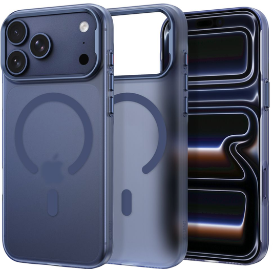 Etui MagSafe do Apple iPhone 18 Pro / 17 Pro, Tech-Protect, MagZero, Matowy Granatowy