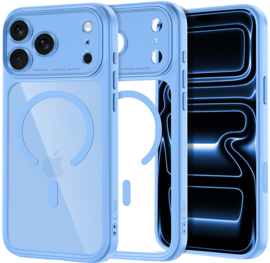 Etui MagSafe dla Apple iPhone 18 Pro Max / 17 Pro Max, Tech-Protect, MagPeak CC, Niebieski
