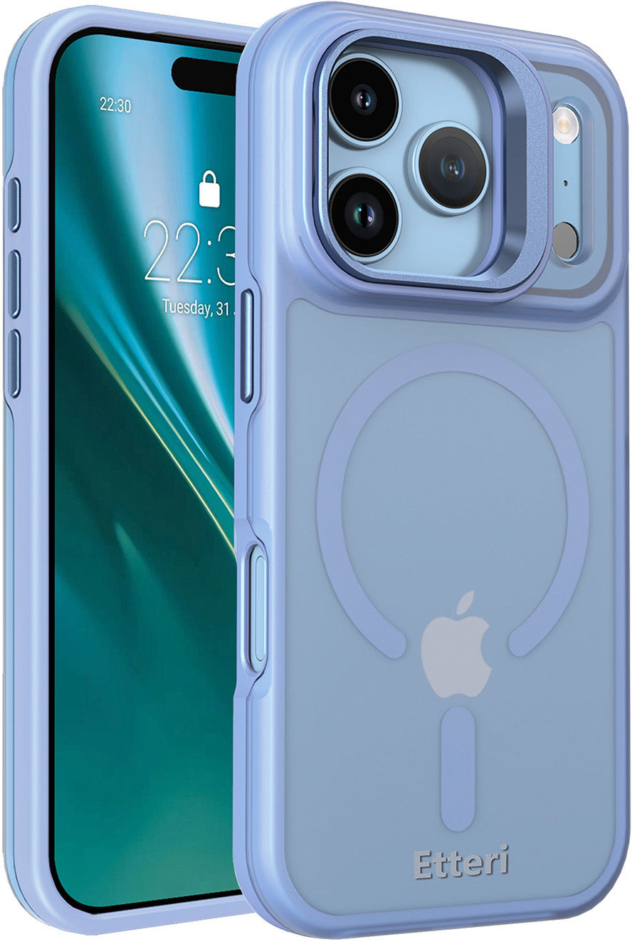 Etui MagSafe do Apple iPhone 18 Pro / 17 Pro, Etteri, Morning Fog, Niebieskie