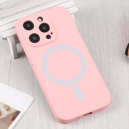 Etui MagSafe do Apple iPhone 15 Pro, OEM, Liquid Silicone, Różowe