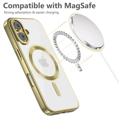 Etui MagSafe do Apple iPhone 16, Tech-Protect, Magflex Satin, złoty 