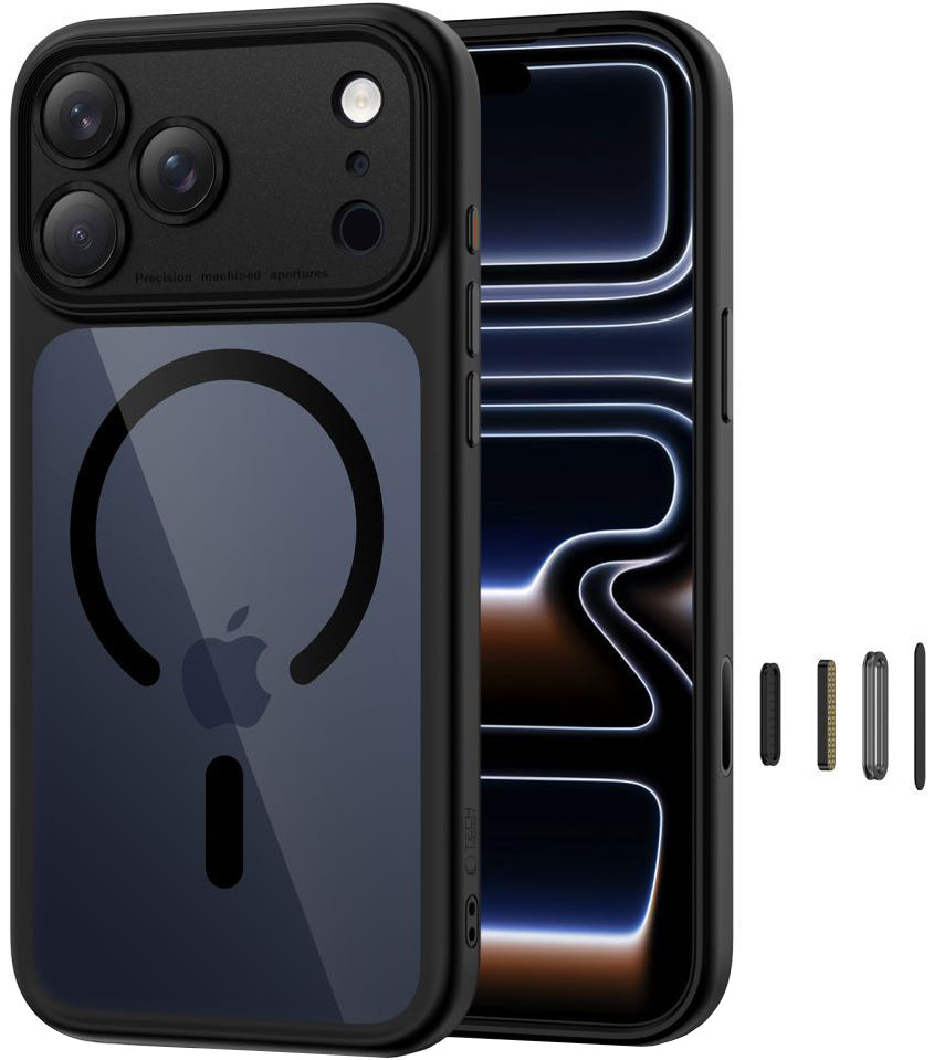 Etui MagSafe do Apple iPhone 17 Pro, Tech-Protect, MagPeak, Granatowy