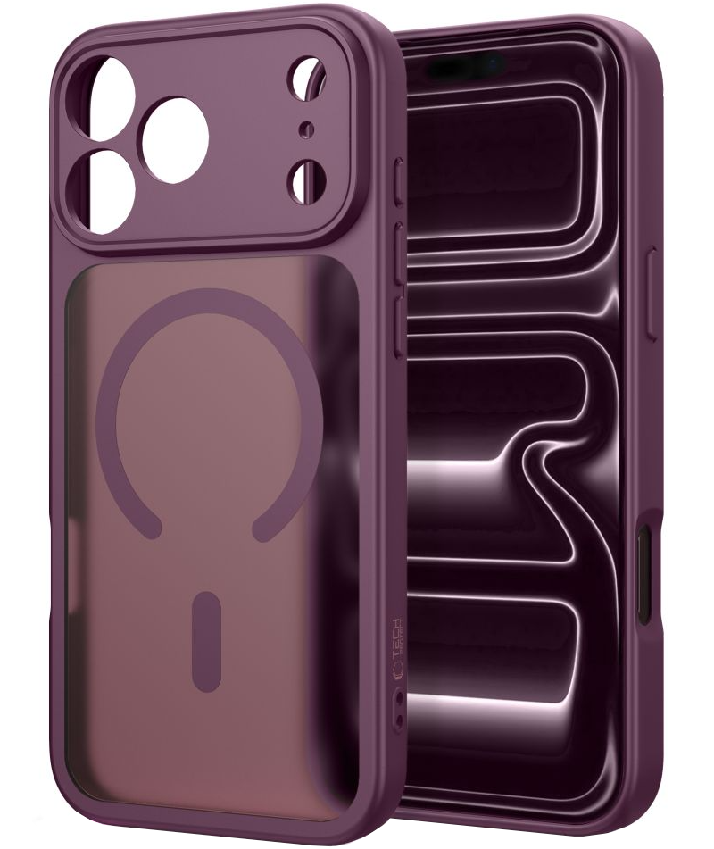 Etui MagSafe do Apple iPhone 18 Pro Max / 17 Pro Max, Tech-Protect, BasicMag, Bordowy Matowy