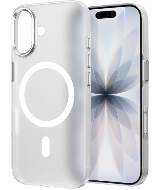 Etui MagSafe do Apple iPhone 17, Tech-Protect, MagZero, Biały Mat
