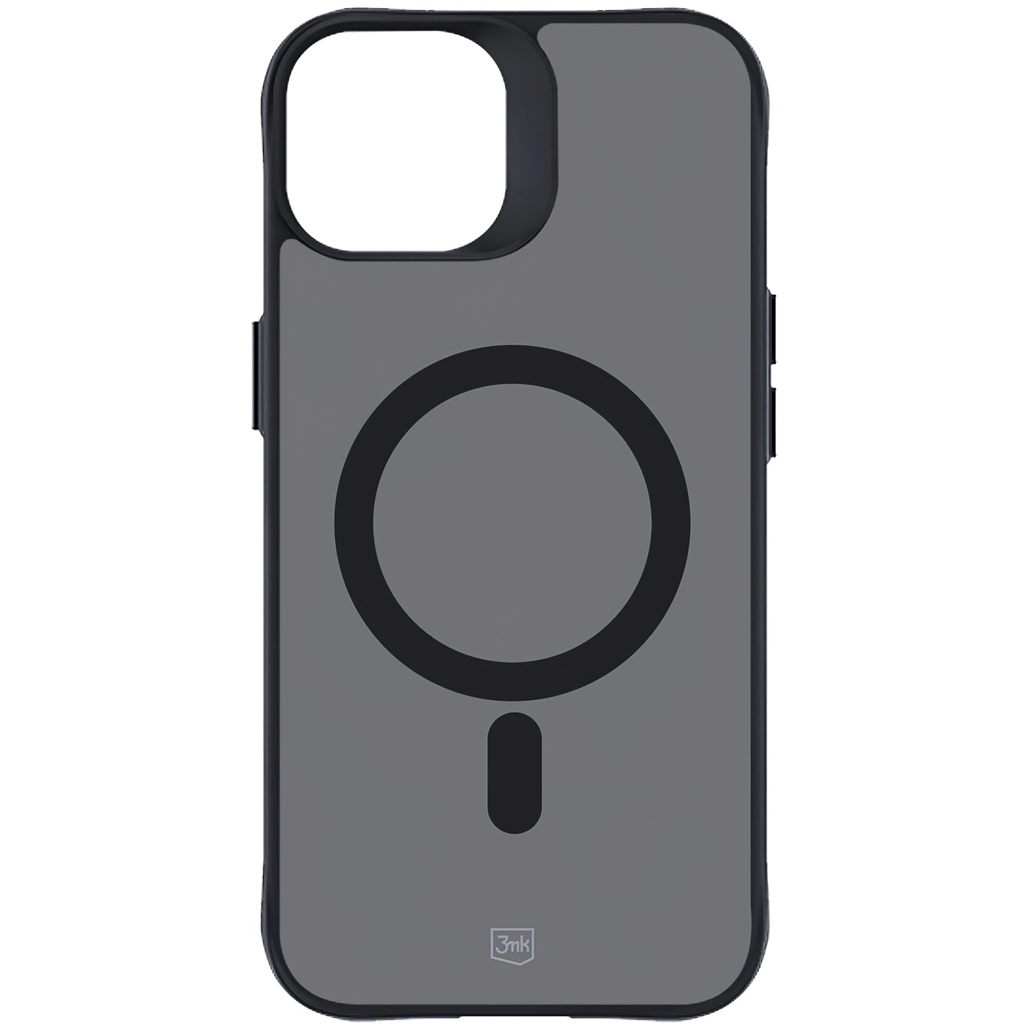 Etui MagSafe do Apple iPhone 15, 3MK, Smoke MagCase, Czarna