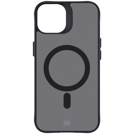 Etui MagSafe do Apple iPhone 15, 3MK, Smoke MagCase, Czarna