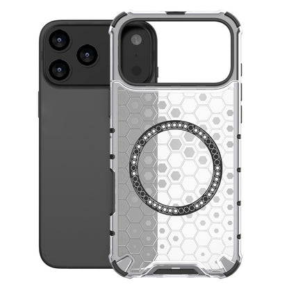 Etui MagSafe dla Apple iPhone 17 Pro Max, Techsuit, HoneyComb Shield, Białe