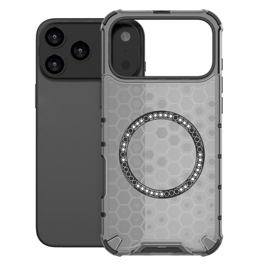 Etui MagSafe dla Apple iPhone 17 Pro, Techsuit, HoneyComb Shield, Czarne