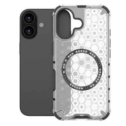 Etui MagSafe dla Apple iPhone 17, Techsuit, HoneyComb Shield, Białe
