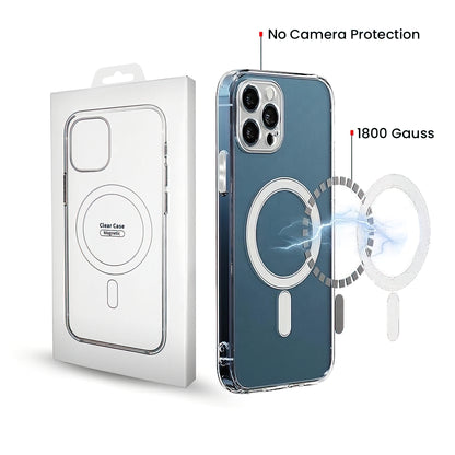 Etui MagSafe dla Apple iPhone 17 Pro Max, OEM, Przezroczyste