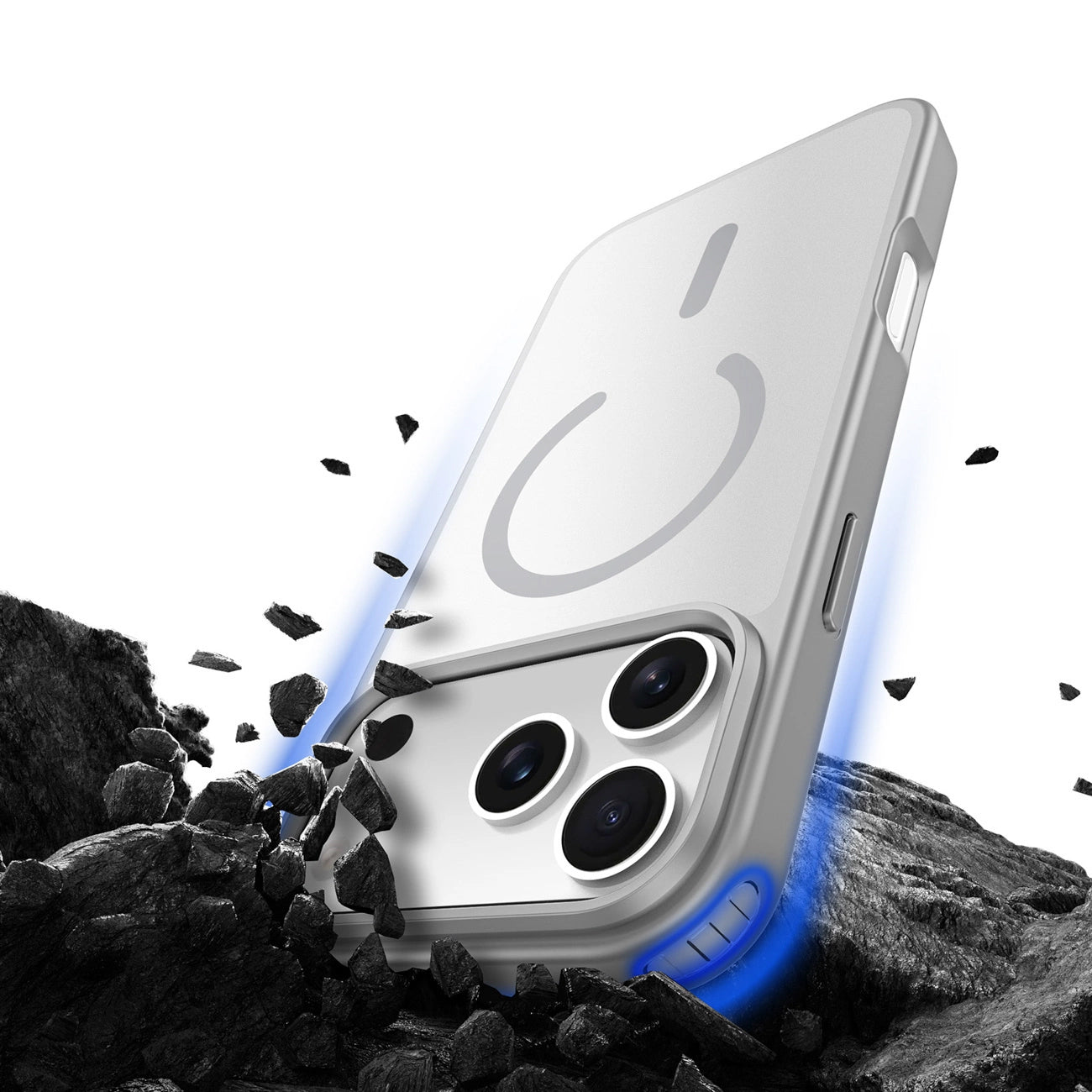 Etui MagSafe dla Apple iPhone 17 Pro, DUX DUCIS, Yind, Szare