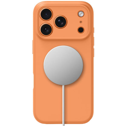 MagSafe Case for Apple iPhone 17 Pro, Tech-Protect, Silicone, Orange