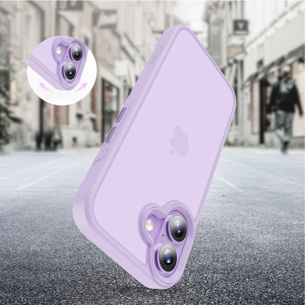 Etui na Apple iPhone 17, Tech-Protect, Magmat, Fioletowy Mat
