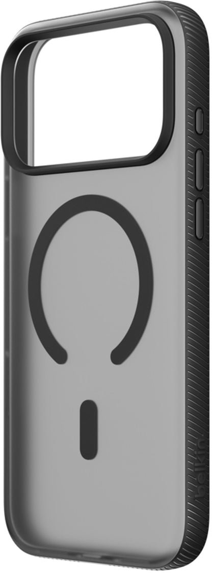 Etui MagSafe do Apple iPhone 17 Pro, Belkin, SheerForce Grip, czarne MSA035hqBK