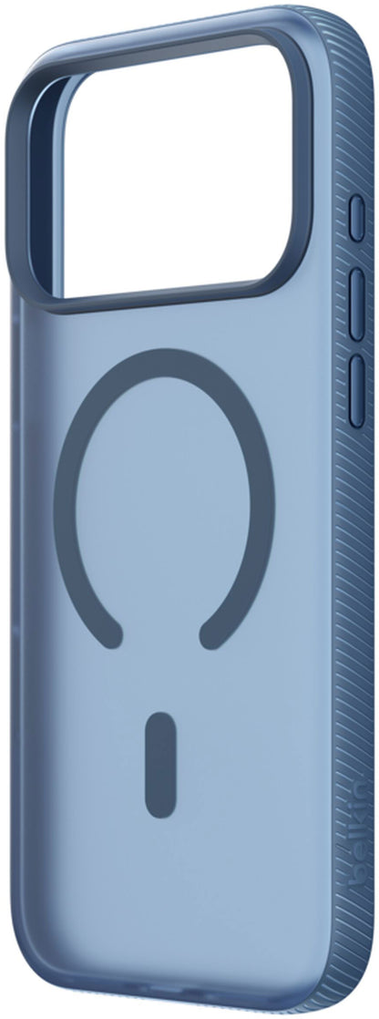 Etui MagSafe do Apple iPhone 17 Pro Max, Belkin, SheerForce Grip, Granatowy MSA036hqNY