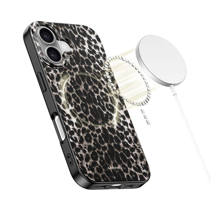 Etui MagSafe dla Apple iPhone 17, Tech-Protect, Lamano Leopard, Czarne