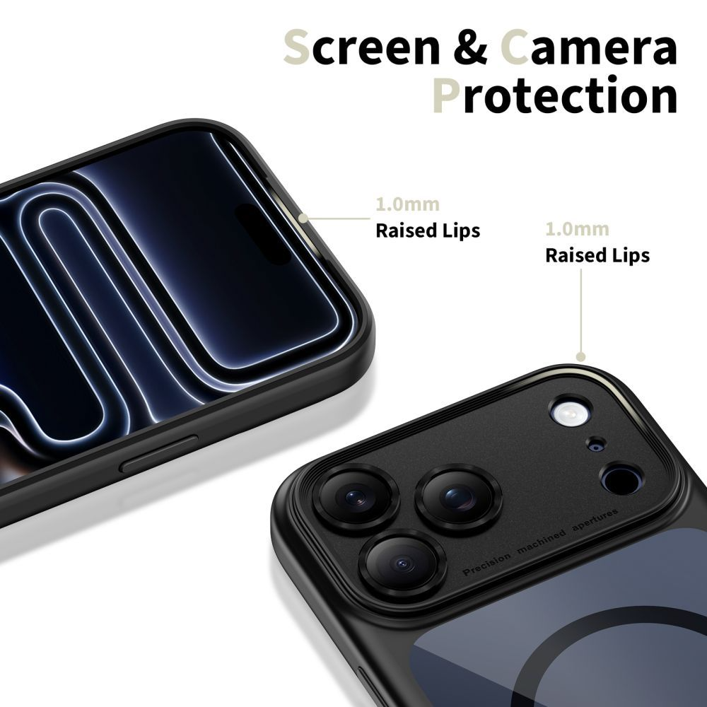 Etui MagSafe do Apple iPhone 17 Pro, Tech-Protect, MagPeak, Granatowy