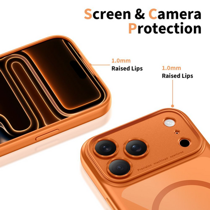 Etui MagSafe dla Apple iPhone 17 Pro, Tech-Protect, MagPeak, Pomarańczowe