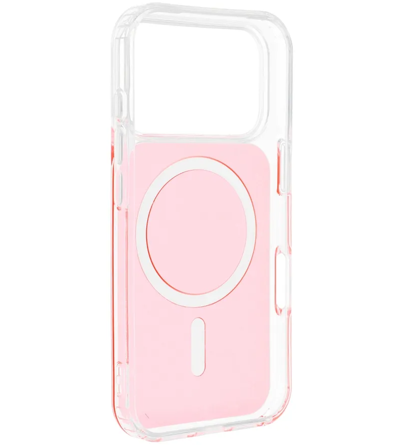 Etui MagSafe do Apple iPhone 17e / 16e, OEM, Clear Fusion Mag Cover, Pomarańczowe