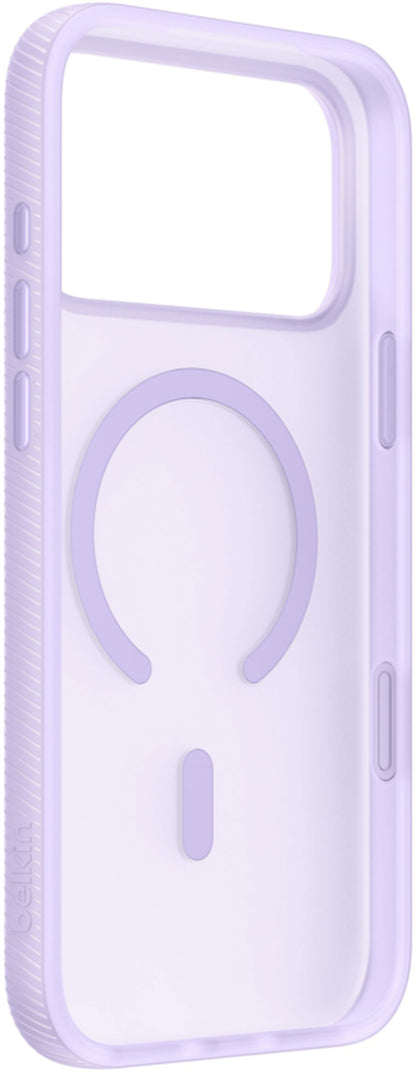 Etui MagSafe do Apple iPhone 17 Pro Max, Belkin, SheerForce Grip, Fioletowy MSA036hqLV