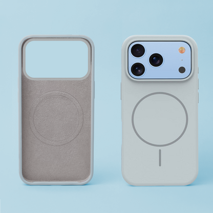 Etui MagSafe do Apple iPhone 17 Pro, OEM, Silicone Thin, Szary