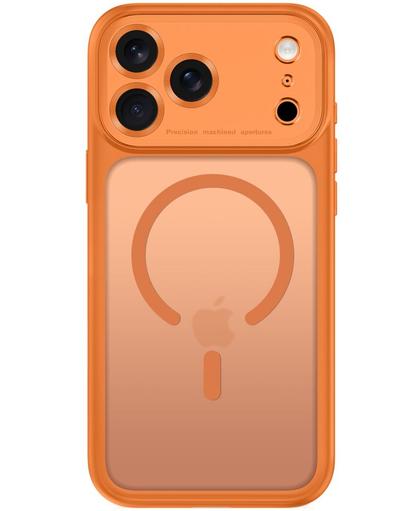 Etui MagSafe dla Apple iPhone 18 Pro Max / 17 Pro Max, Tech-Protect, MagPeak CC, Pomarańczowy Matowy