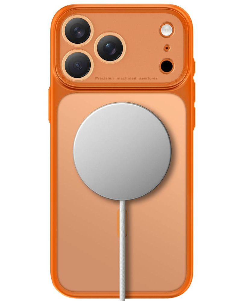 MagSafe Case for Apple iPhone 18 Pro Max / 17 Pro Max, Tech-Protect, MagPrime CC, Matte Orange