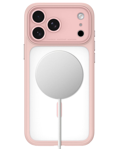 Etui MagSafe do Apple iPhone 18 Pro / 17 Pro, Tech-Protect, MagPeak CC, matowy różowy
