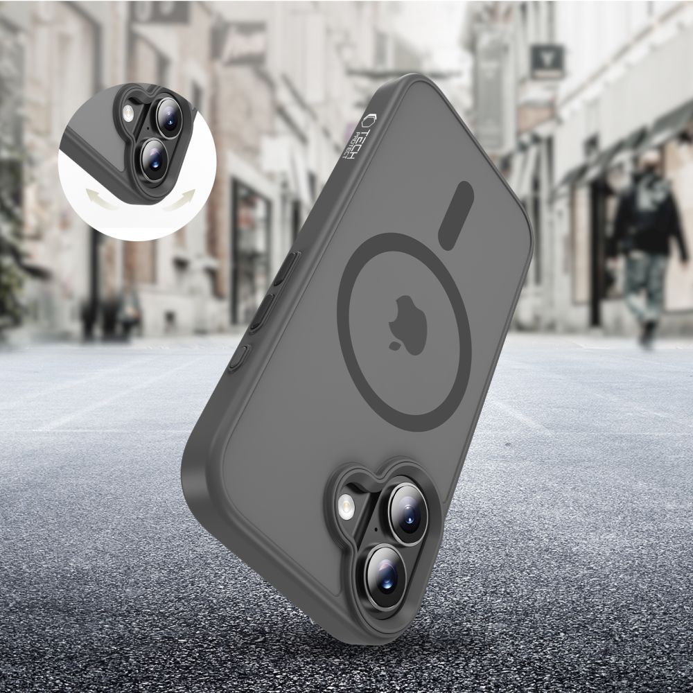 Etui MagSafe do Apple iPhone 17, Tech-Protect, Magmat, Szary Matowy