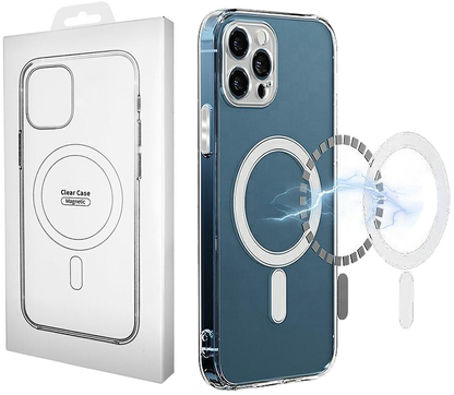MagSafe Case for Apple iPhone 16, OEM, Clear with Camera Protection, Transparent