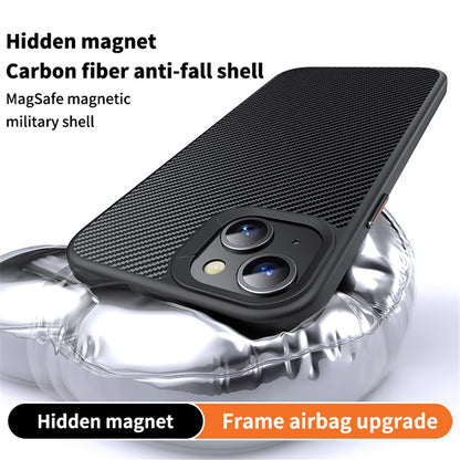 Etui MagSafe do Apple iPhone 15, OEM, Carbon, Czarny