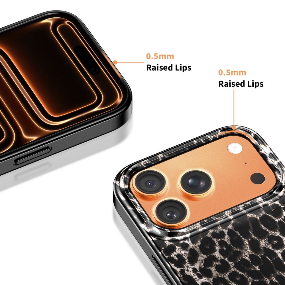 Etui MagSafe dla Apple iPhone 17 Pro, Tech-Protect, Lamano Leopard, Czarne