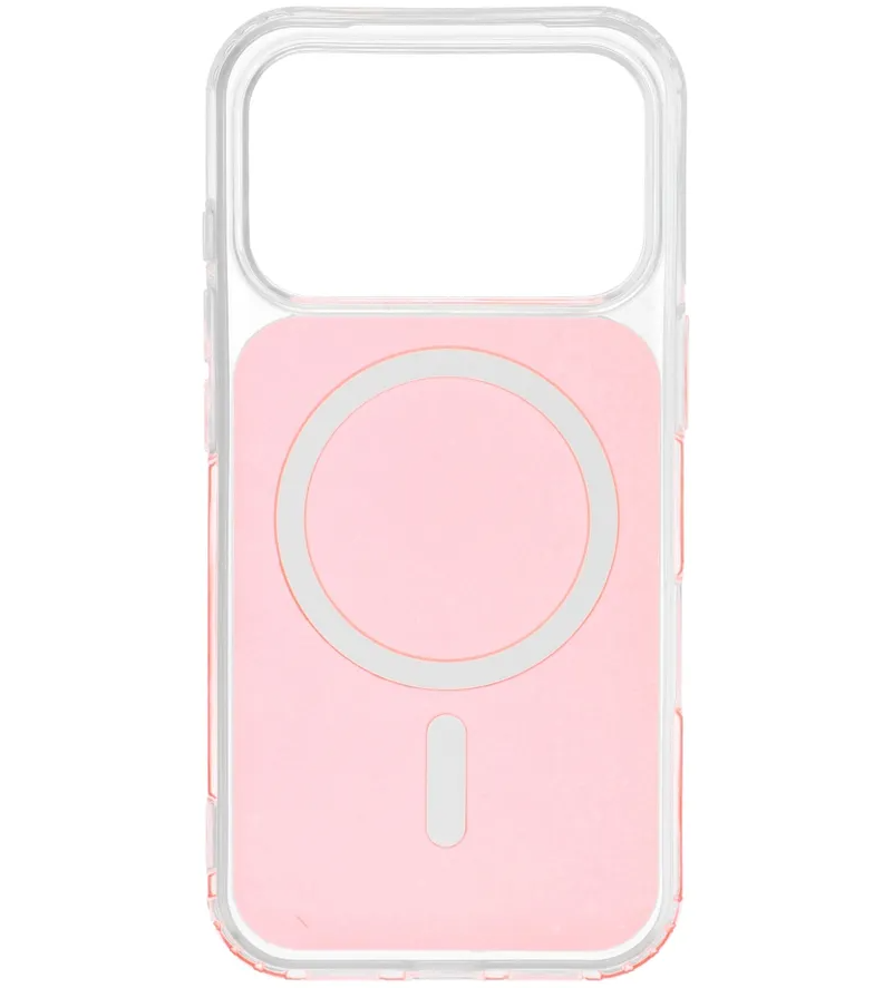 Etui MagSafe do Apple iPhone 17e / 16e, OEM, Clear Fusion Mag Cover, Pomarańczowe