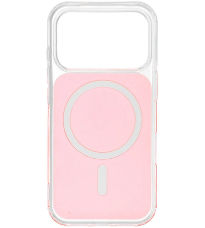 Etui MagSafe do Apple iPhone 17e / 16e, OEM, Clear Fusion Mag Cover, Pomarańczowe