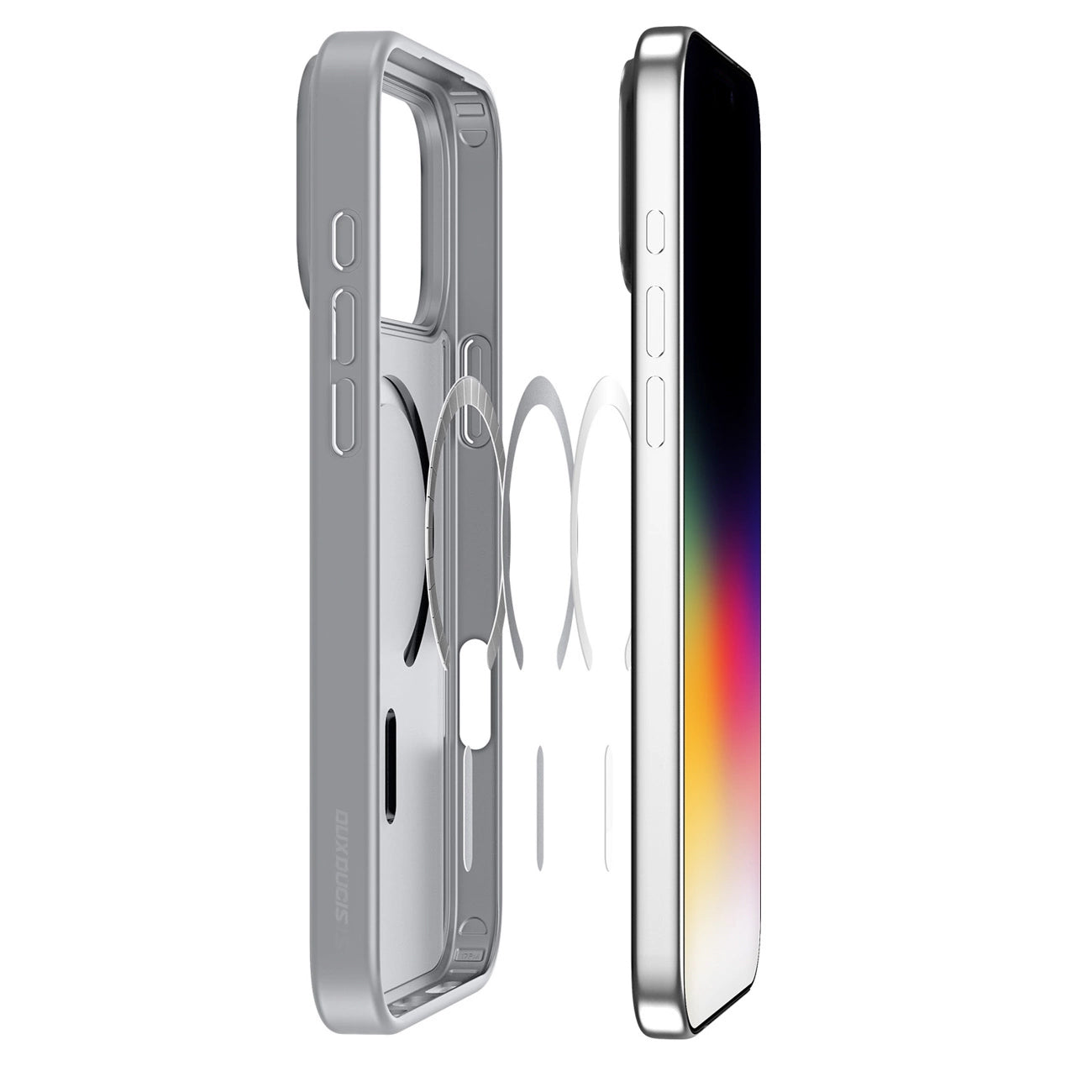 Etui MagSafe dla Apple iPhone 17 Pro, DUX DUCIS, Yind, Szare