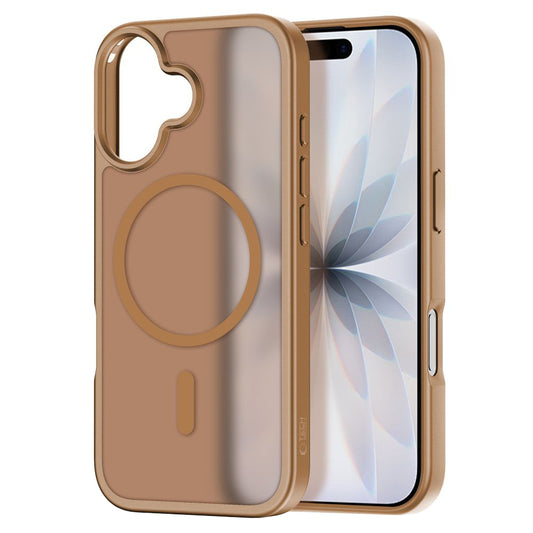Etui MagSafe dla Apple iPhone 17, Tech-Protect, BasicMag, Brązowy