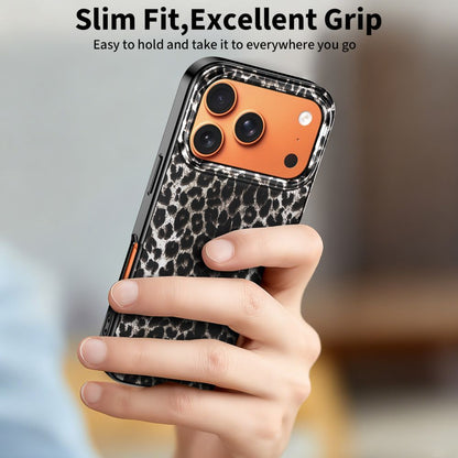 MagSafe Case for Apple iPhone 17 Pro Max, Tech-Protect, Lamano Leopard, Black
