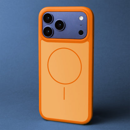 MagSafe Case for Apple iPhone 18 Pro Max / 17 Pro Max, OEM, Frame Thin Mag, Orange