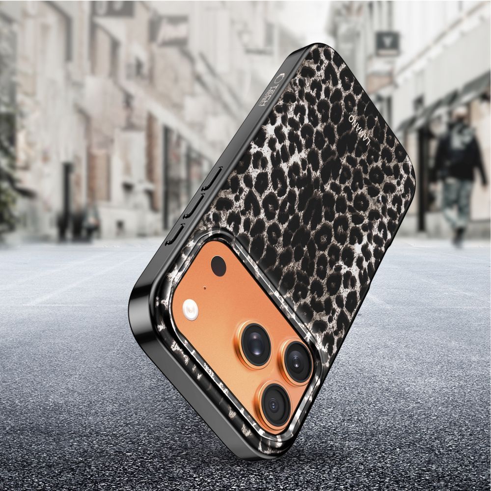 Etui MagSafe dla Apple iPhone 17 Pro, Tech-Protect, Lamano Leopard, Czarne