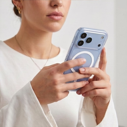 MagSafe Case for Apple iPhone 18 Pro / 17 Pro, Tech-Protect, Flexair Hybrid with Screen Protector, Transparent