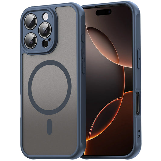 Etui MagSafe do Apple iPhone 11 Pro Max, Techsuit, HaloFrost II, Granatowy