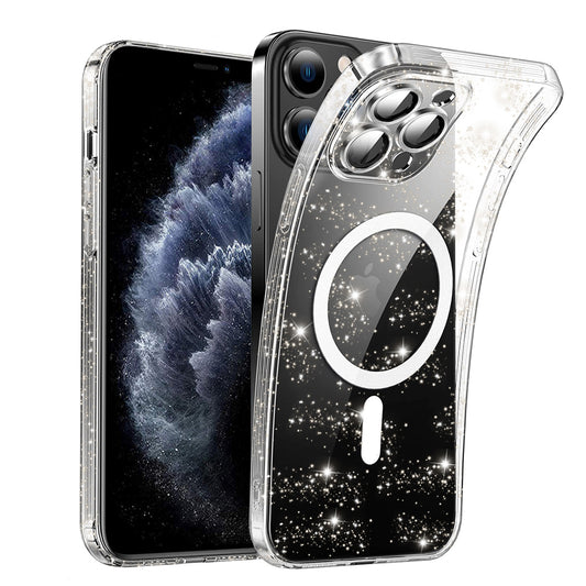 Etui MagSafe dla Apple iPhone 11 Pro, Techsuit, SparkleSkin, Przezroczyste