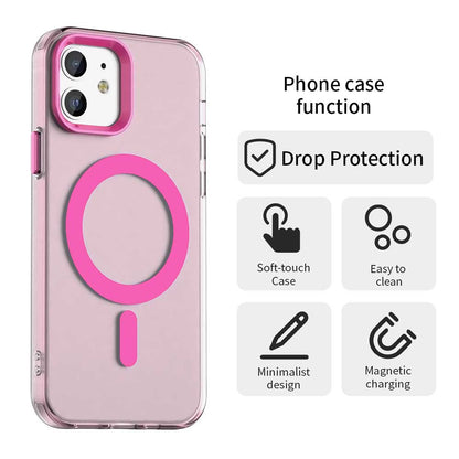 MagSafe Case for Apple iPhone 12 / 12 Pro, Techsuit, CandyCase, Pink