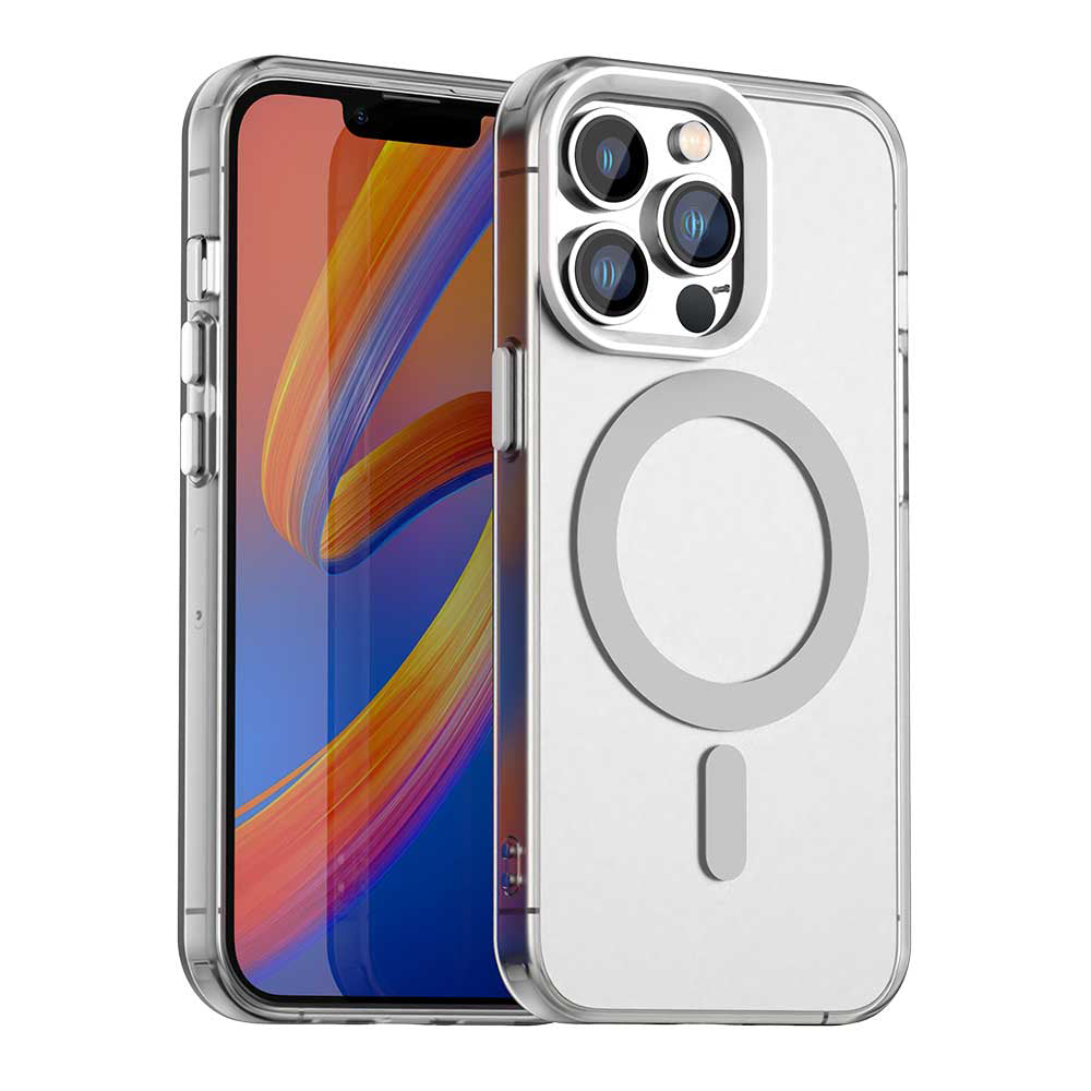 Etui MagSafe do Apple iPhone 12 Pro Max, Techsuit, CandyCase, Białe