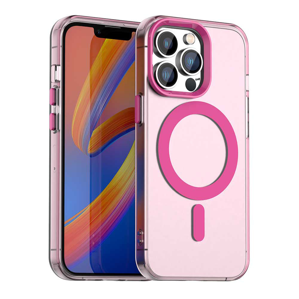Etui MagSafe do Apple iPhone 12 Pro Max, Techsuit, CandyCase, Różowe